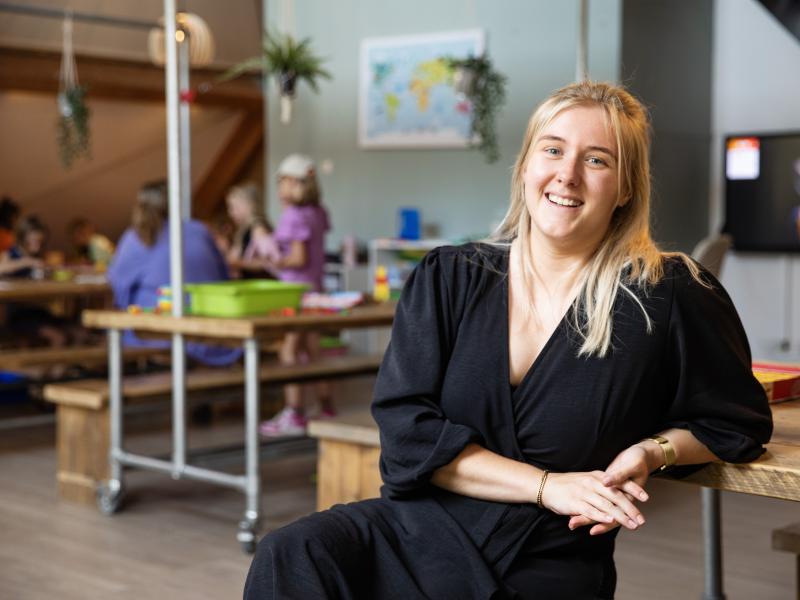'De kinderen iets meegeven, dat vind ik het leukst.'